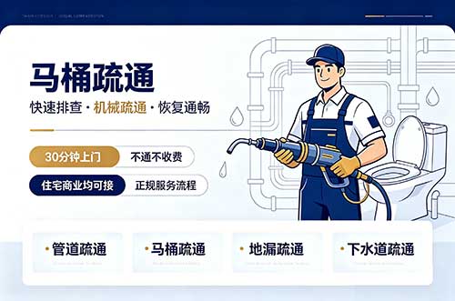 罗定马桶疏通